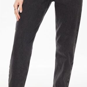 Garage Charcoal Straight Leg Jeans